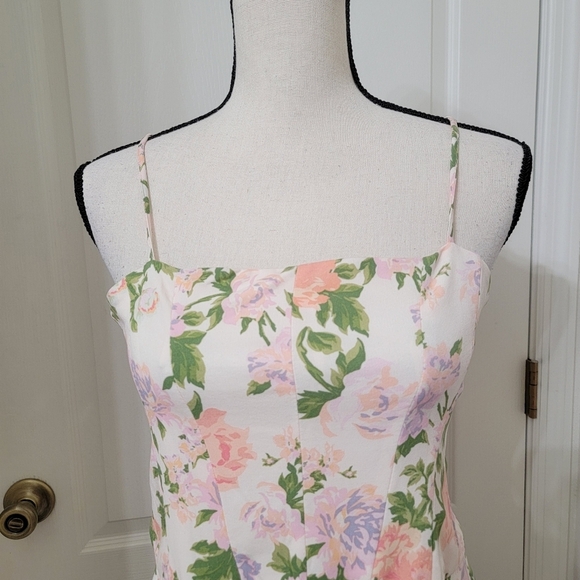 Zara Size M Mini Dress w/ Straight Neckline, Adjustable Straps Bloggers Fav. NEW - Picture 2 of 15